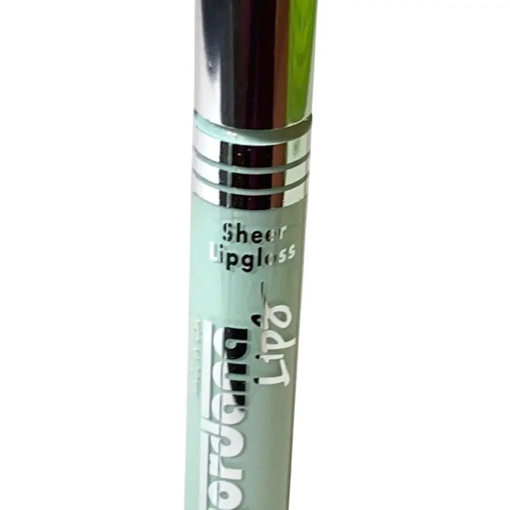 Jordana Sheer Lip Gloss Mint Green Sheer Clear Lip Color No. 11 Tube Makeup